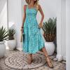 2025 Summer Floral Backless Sling Dress