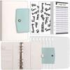 PU Leather A6 Budget Binders Set A6 Envelope Planner Envelope Challenge Notebook  Event Notepad