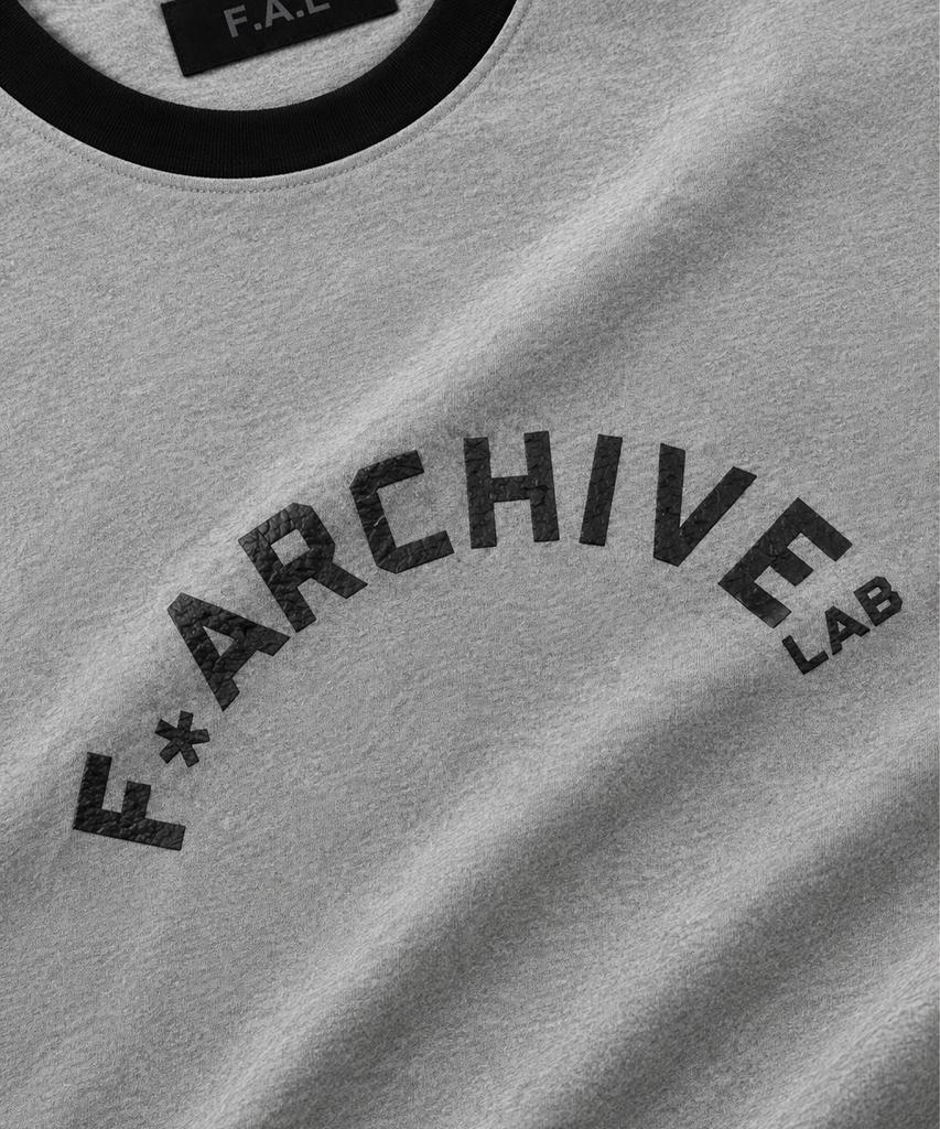 Peulonteuakaibeulaeb Arch Heavyweight Ringer Short Sleeve T-Shirt [Melange Grey]