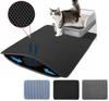 Cat Litter Mat Non Slip Big Pet Litter Box Filter Mat Double Layer Wear Resistant Waterproof Cat Litter Mat Pet Clean Supplies