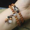 Natural Barbie Sandalwood Lotus Bead Bracelet Elegant Hand Ornament Jewelry
