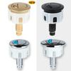 Toilet Push Button Dual Flush Water Saving Chrome Line Control Side Press Double Row Drain Valve Toilet Button Switch Parts