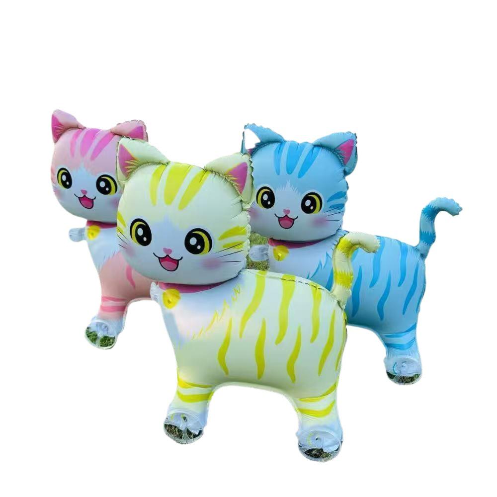 2025 Celebrity Animal Walking Balloon with Wheels - Children's Birthday Decoration Toy