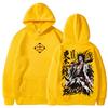 Kenpachi Zaraki BLEACH Manga Hoodies Fashion Harajuku Streetwear Men Women Clothing Oversized Long Sleeves Fleece Hooded Tops