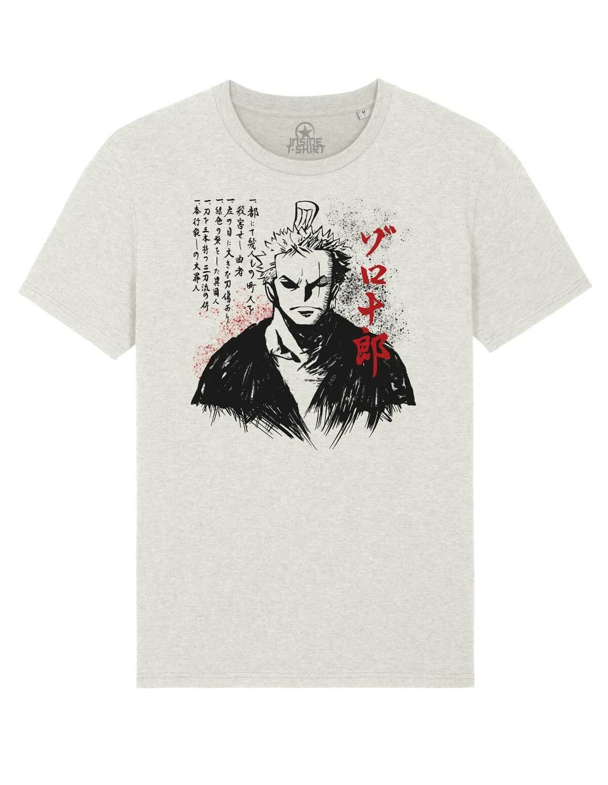 Zoro One Piece Japanese Manga Pirate Comics Anime T-Shirt Unisex XL