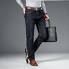 Jeans für Herren im mittleren Alter, elastische Baumwoll-Freizeithose für Herren, Jeans für Herren im Frühlingsstil