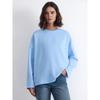 Women's Stylish Boxy Long Sleeve T-Shirt, Soft Premium Fabric, Minimalist Comfortable Cotton Blend, Ideal for Daily Outfits