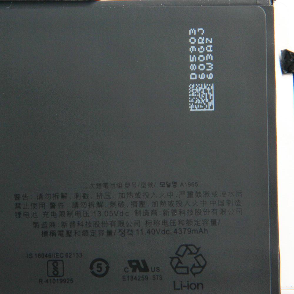 Rechargeable Lithium Battery For MacBook Air A2179 13" 2018 2019 Version A1932 A1965 Laptop Battery 4739mAh