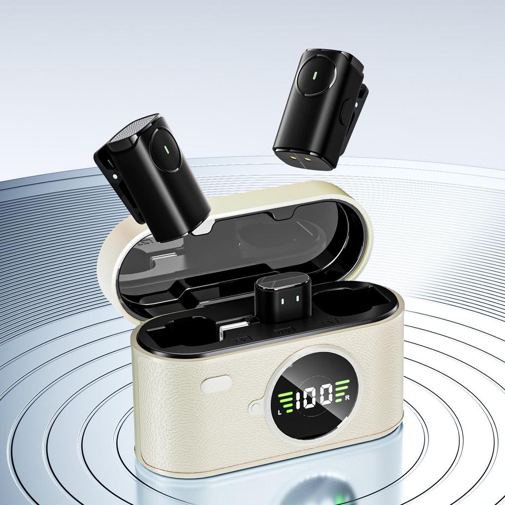 SX101 Wireless Lavalier Mic: AI Noise Reduction & HD Recording for Streaming