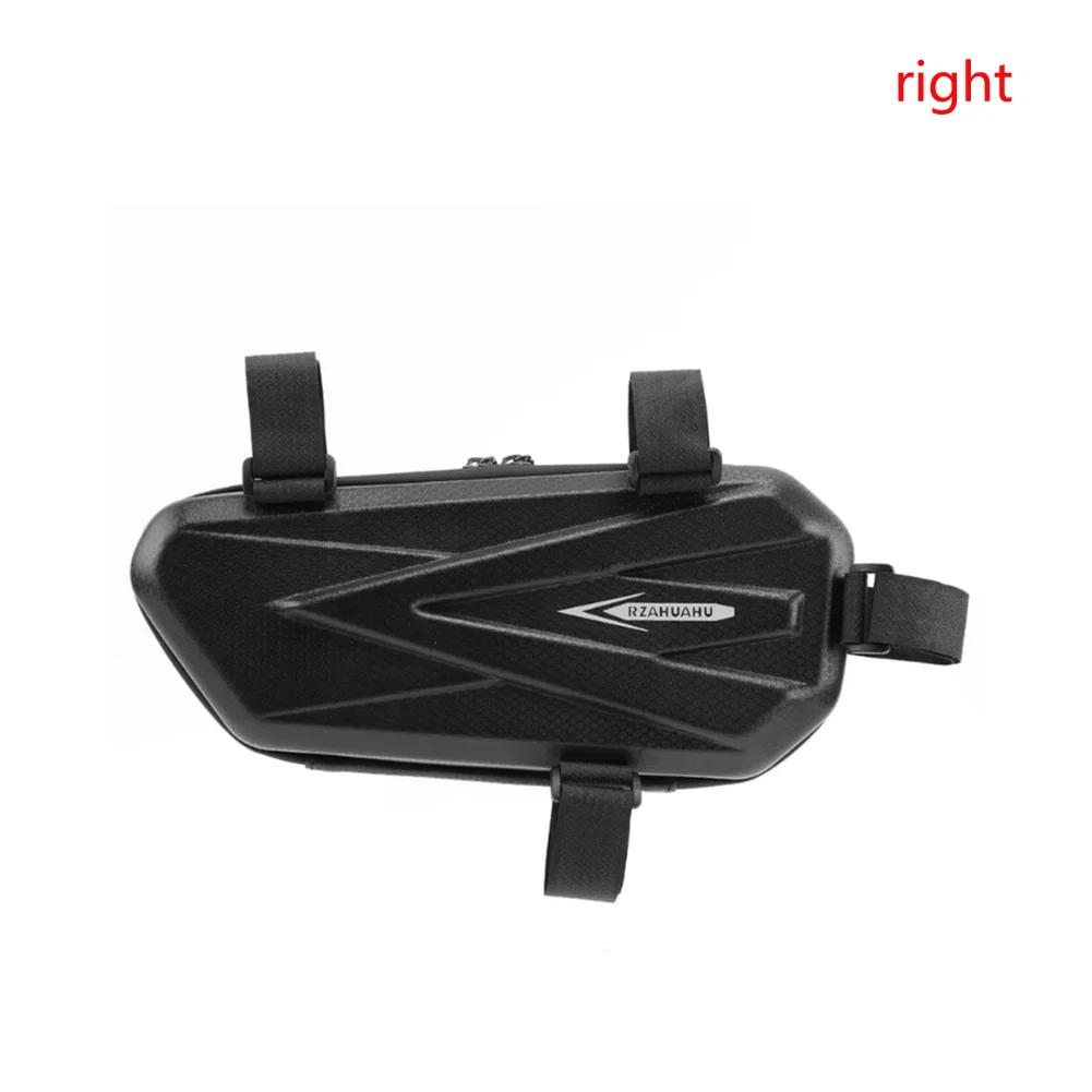 Motorcycle Side Bags Universal for EVA Hard Shell Waterproof Motorcycle Electric Bike Hanging Bag Mtb Bike Triangle Pouch Bag
