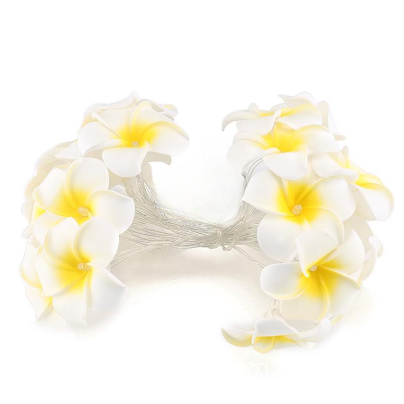 Christmas Decorations 6M 40LEDs Simulation Egg Flower String Lights Battery Powered Creative Garland Party Wedding Fairy Lights