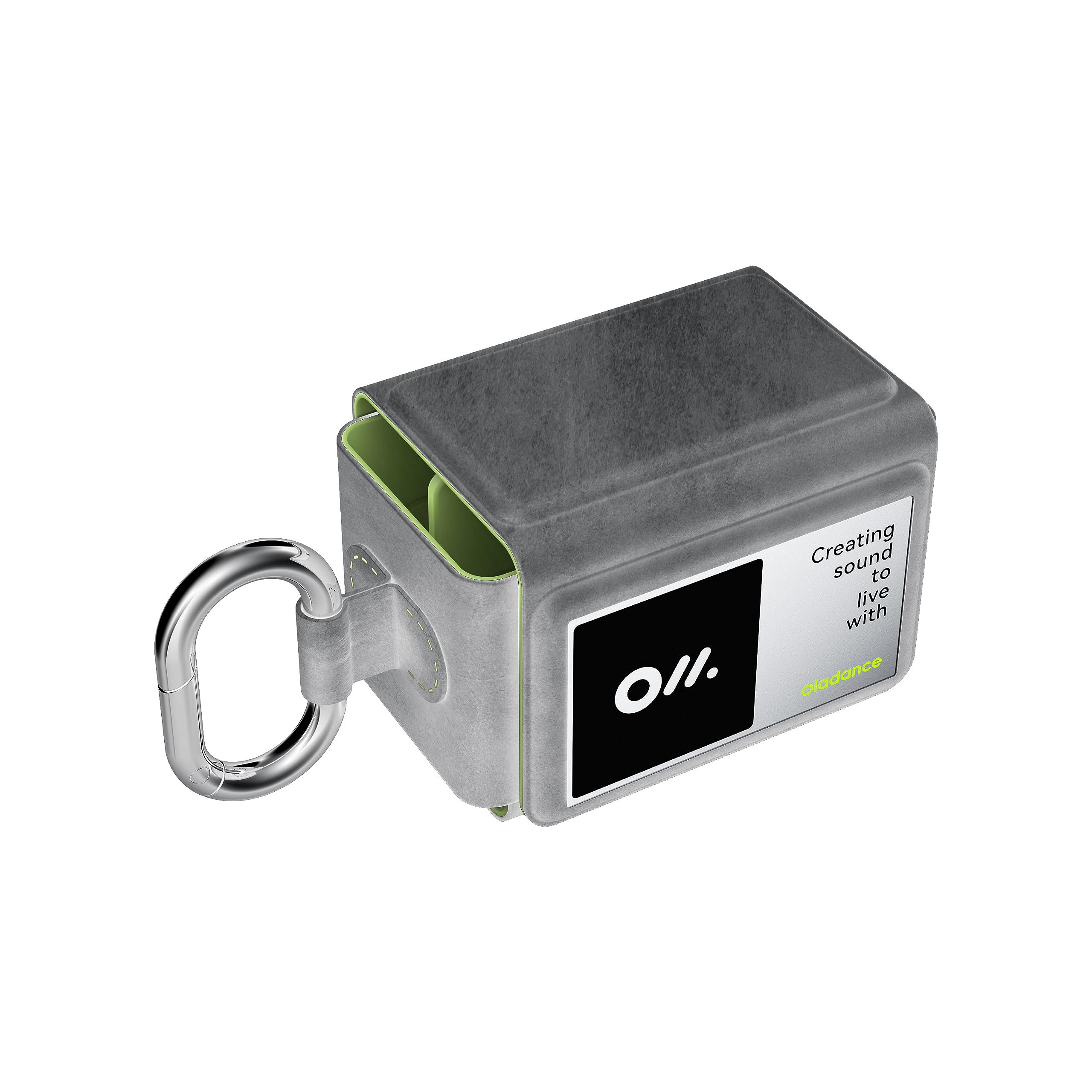 

Чехол Oladance Mini OWS Pro, совместимый с компактными наушниками Open Ear, полностью переработанный серый 1/OWS 2/наушники OWS, карабин, легкий,