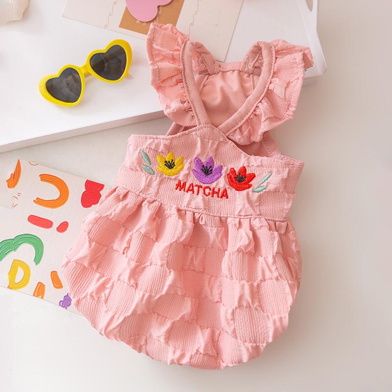 Dog Princess Dress Cute Pet Dog Mesh Dress Kitten Puppy Pet Skirt Summer Dog Dress Bow Lace Korean Poodle Chihuahua Dog Clothes