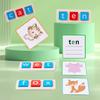 Educational Alphabet Wooden Puzzle Blocks For Kids Word Building Recognition