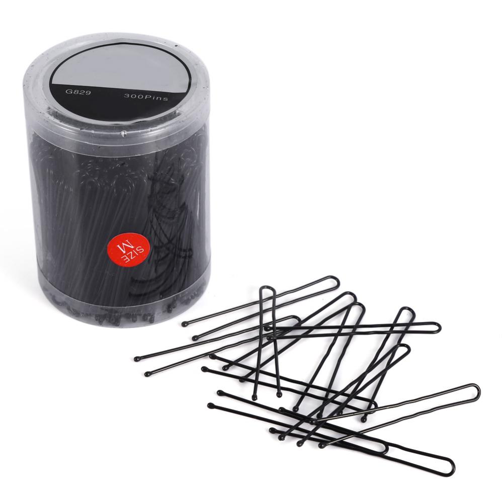300Pcs U Shape Hair Clips Pins for Women Girls Bride Hair Styling Accessories Black Gold Brown Hairpins Metal Barrettes