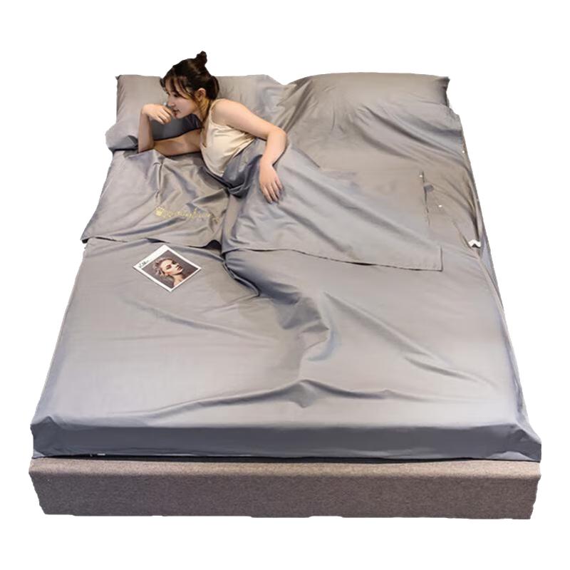Portable Cotton Travel Sanitary Sleeping Bag Liner 200x210cm
