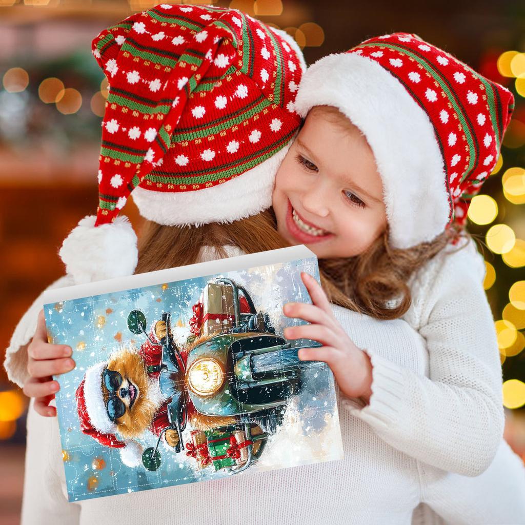 Adventskalender enthält 24 Geschenke, süßer Figuren-Puppen-Adventskalender, Countdown-Kalender mit Überraschungsspielzeug, Sammelfiguren als Geschenk für Kinder