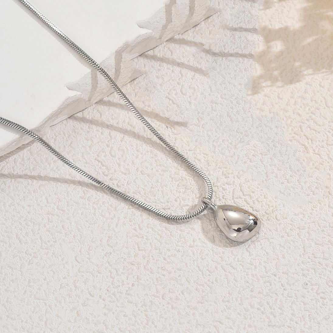 

Геометрическое роскошное женское колье, нишевое кольцо, дизайн «капля воды», простое длинное колье-цепочка на ключицу для женщин XL5679-2