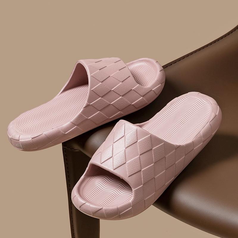 Retro silent slippers summer new bathroom bath non-slip deodorant home sandals