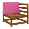 Back Cushion SOEST 100percent  Polyester Pink 60 x 20 x 40 cm