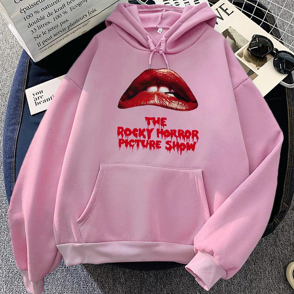 

Трилер Комедія Фільми Жахів Роккі Толстовки Зима Жіночі/чоловічі Світшоти Фільм Одяг з принтами XS рожевий