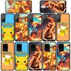 Phone Case for Samsung Galaxy S25 S23 S22 S24 Ultra FE Plus S9 A05 A06 A15 A16 A36 A37 A35 A54 A55 A56 A57 A25 A53 Anime Pikachu Pokemon GO Charmander