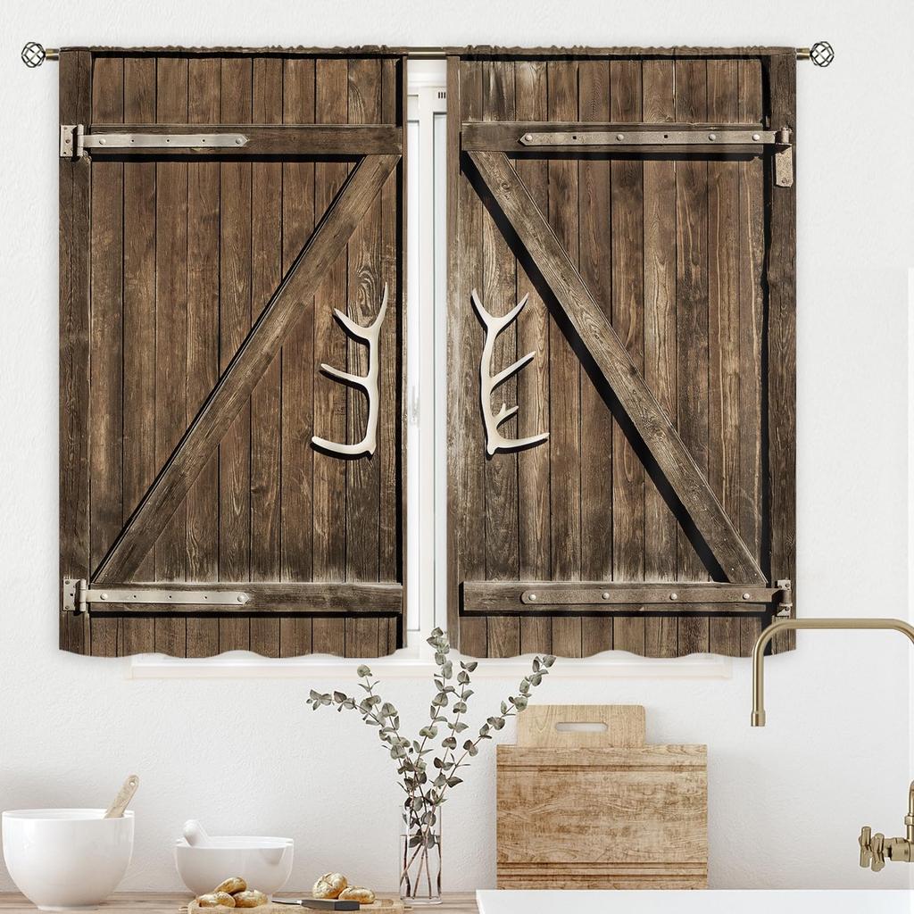 Modern Pink Bow Leopard Print Curtains Preppy Girly Cheetah Cute Pretty Sweet Girls Art Printed Retro Fashion Curtain Polyester With Rod Pocket