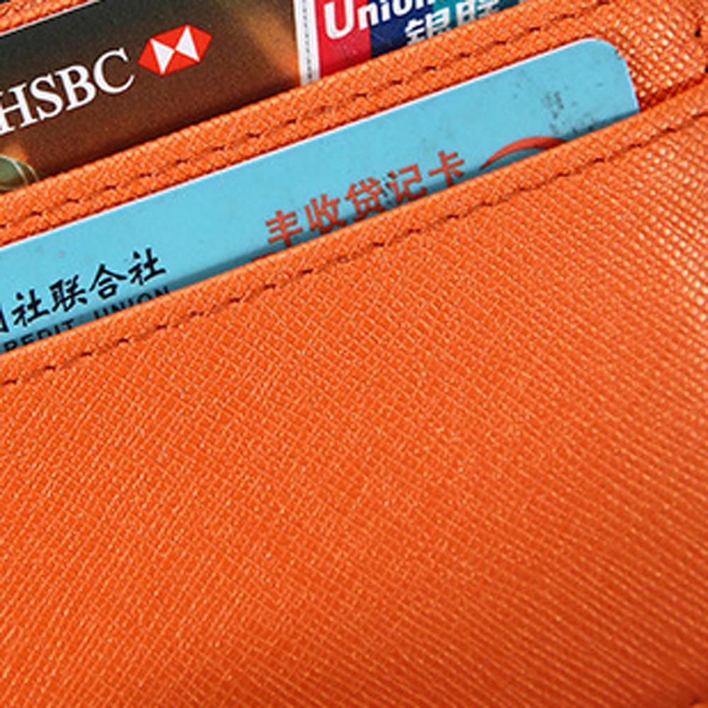 Women Credit ID Card Double Sided Bank Card Coin Pouch Business Wallet Slim Card Holder Case Bag