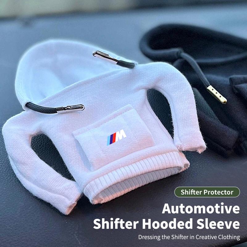 Car Sticker 2025 Hot Car Sweatshirt Shifter Cover Hoodie Auto Rod Protection For BMW M Power I3 G08 F15 F16 G20 G30 G11 G12 E36