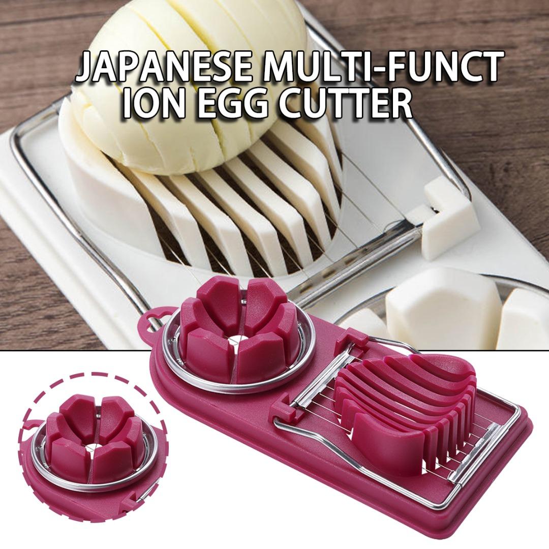 

PDTO 2 в 1 резак для яиц из нержавеющей стали, разделитель вареных яиц, кухонный гаджет, инструмент