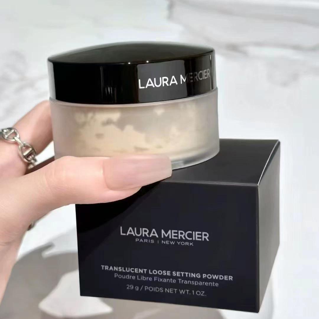 Laura Mercier Пудра для фиксации макияжа Soft Light, рассыпчатая - 29 г, Упаковка в черной коробке Laura Setting Powder