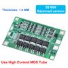 3S/4S 40A 60A Li-Ionen Lithium-Batterie Lade-Schutzplatine 18650 BMS für Bohrmotor 11,1V 12,6V/14,8V Verbessern/Ausgleichen