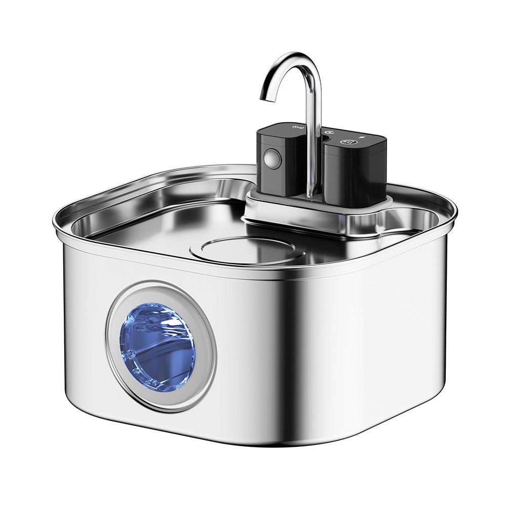 Cross 3.2L USB Smart Stainless Steel Pet Drinking Fountain for Cats and Dogs