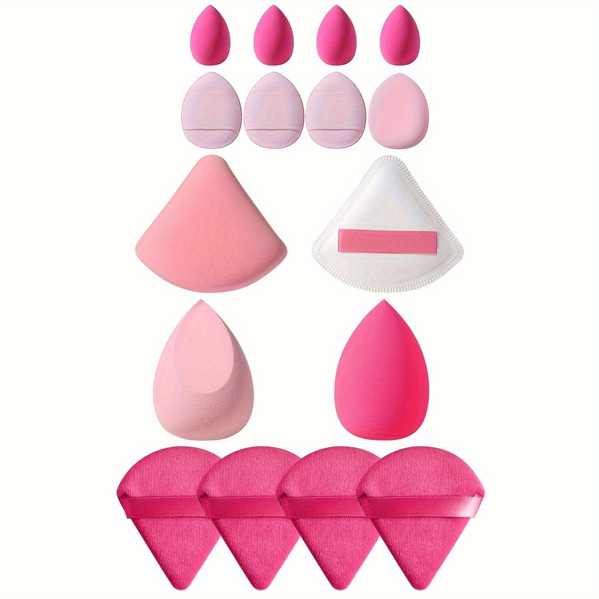 

Набор из 16 спонжей для макияжа в форме конфет Велюровая пуховка для пудры Двойное использование для жидких кремовых пудровых тональных основ Все типы кожи Многоразовое яйцо для красоты