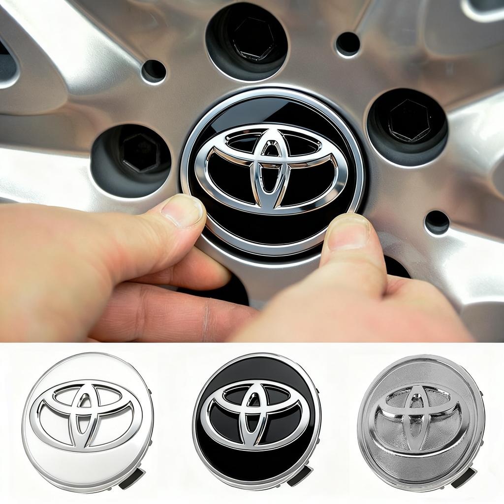 2026 Nou Pentru Toyota 4 buc 56/62MM Capace Centrale Roți Auto Toyota pentru TRD Corolla Aygo Camry Yaris Rav4 Emblema Logo Înlocuire Jantă H