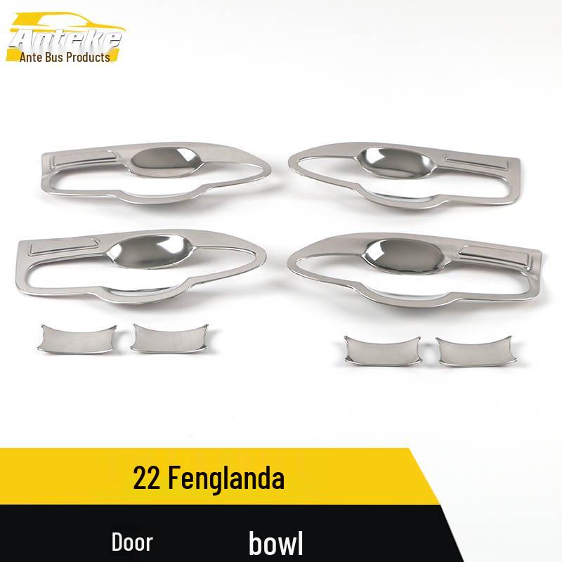 Fenglanda Stainless Steel Door Bowl Scratch Cover - Fits 22 Models