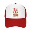 Wild Valentine Love Bolt Typography Mesh Baseball Cap Casual Hat Outdoor  For Womens Unisex FeUnisex