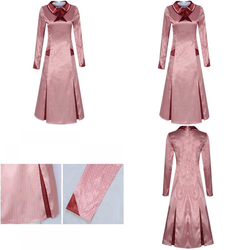 Costume Cosplay Dolores Umbridge a Tema Halloween Pesca Leslie Role Play Anime