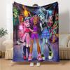 1pc Monster High Draculaura3 Blanket, Gift, for Men and Women, Soft Blanket, Good for Sofa Bed Couch Travel, Lightweight Flannel Blanket