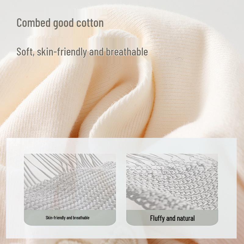 Newborn 0-3 Months Double Layer Baby Hat for Spring & Autumn – Protects Fontanelle