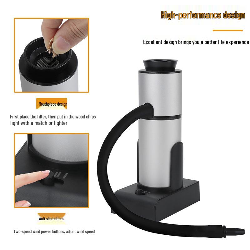 2-Speed Cross-Border Molecular Gastronomy Cocktail Smoker