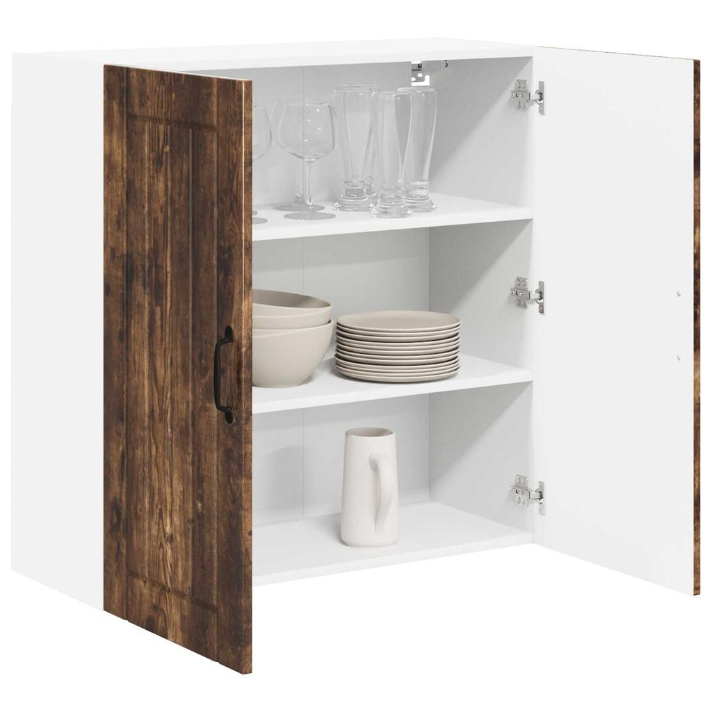 Wall Cabinet LUCCA Smoked Oak 80 X 31 X 80 Cm