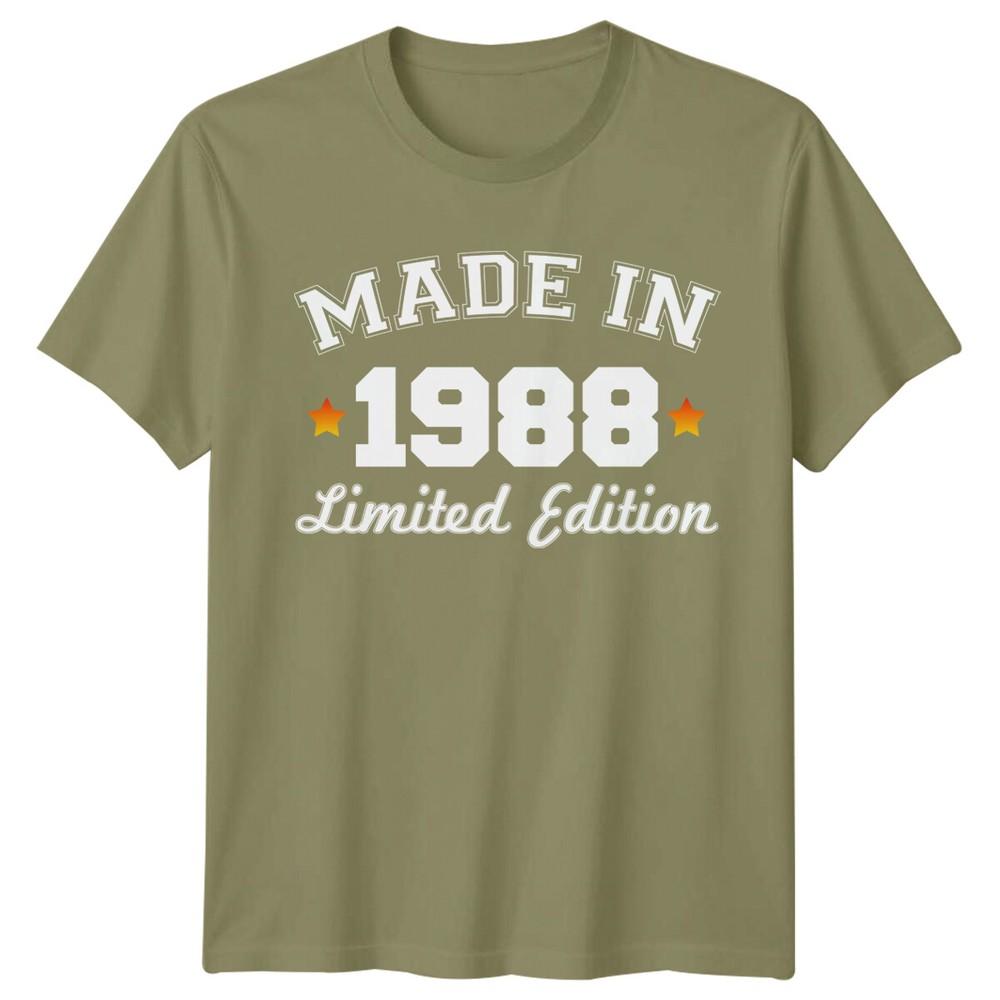 Made In 1988 Unisexs T Shirt 38th Birthday Gift Vintage thirtyeight