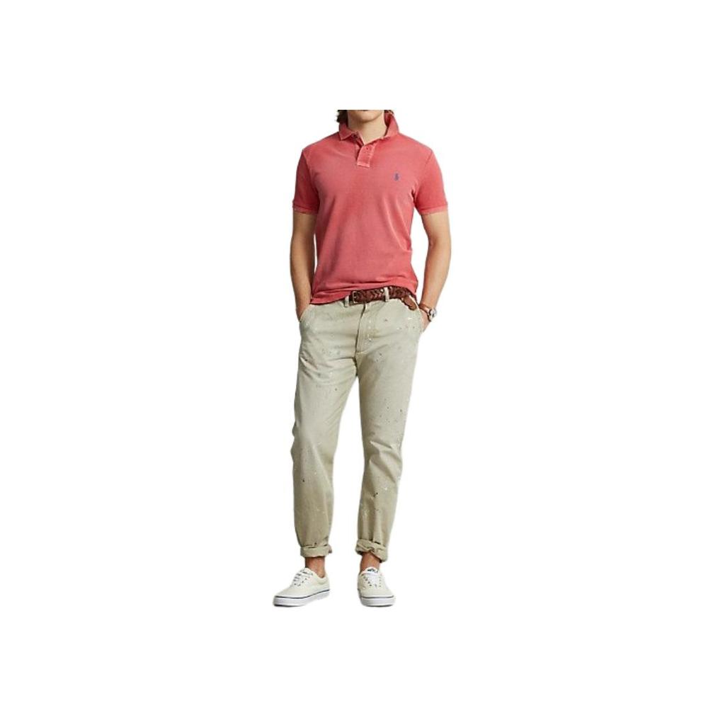 Polo Ralph Lauren Logo Embroidered Loose Fit Short Sleeve Polo Shirt Men Tops 710904588-002