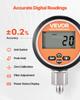 Digital Hydraulic Pressure Test Coupling Kit, 700 Bar Pressure Gauge Manometer Tester with 1 Gauge, 1 Test Coupling, 1 Quick-Release Coupler, and 1