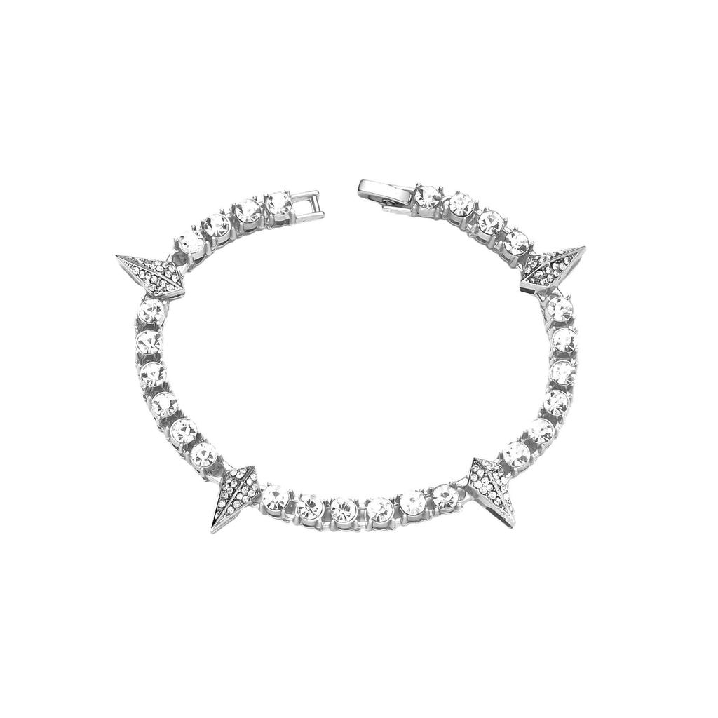 Black Panther Style Men's Diamond Tennis Bracelet & Sweater Chain