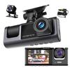 YIK TUNG Dash Camera, Car Dash Camera, 3 Cameras, 1080p, 170° Wide Angle, 360°