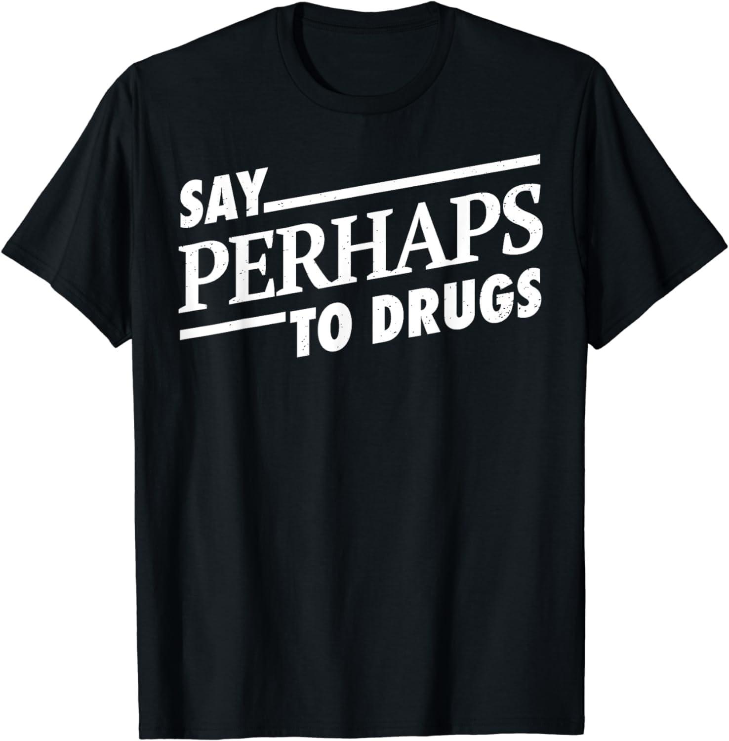 Футболка YYUUYUU Скажи Нет Наркотикам XXXXXL чёрный