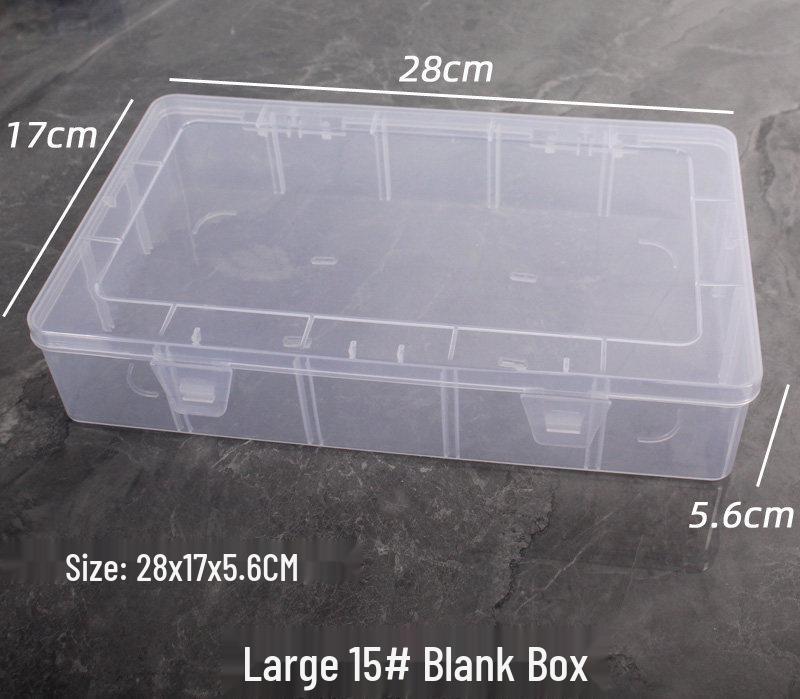 PP Transparent Dustproof Lock Box for Jewelry, Keys, Electronic Parts, and Ornaments