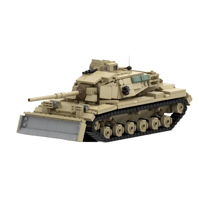 Building Block Compatible 166141 Barton M60A1 Tank Building Block Model, Children'S Puzzle Assembly